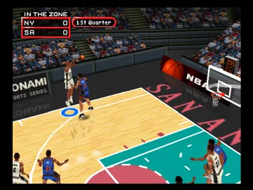 NBA in the Zone 2000 (Europe) screen shot game playing